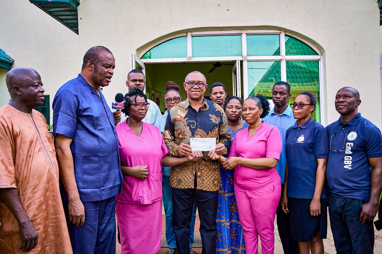 Health engine of national progress – Obi, gets Bishop’s pledge of prayer-support